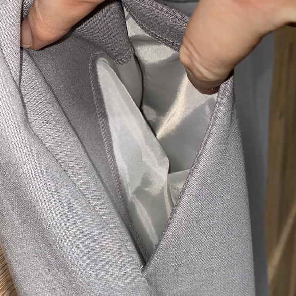 Columnist straight leg MID rise 6 LONG Light Heather Grey  Great condit worn 4x - Picture 5 of 16